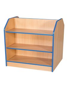 Willowbrook Wide Double Sided Library Bookcase - 750mm