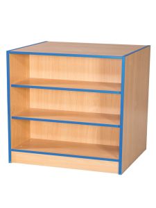 Willowbrook Folio Premium 750mm Wide Double Sided Flat Top Library Bookcase