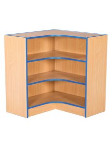 Willowbrook Folio Premium Flat Top Internal Corner Library Bookcase