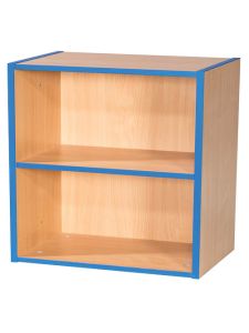 Willowbrook KubbyKurve Two Tier 1 + 1 Library Shelf Unit 700mm High 500mm Wide