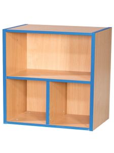 Willowbrooke KubbyKurve Two Tier 1 + 2 Library Shelf Unit 700mm High 500mm Wide