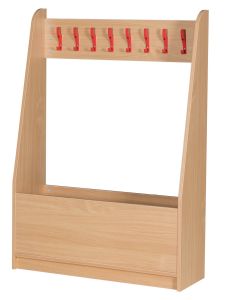 Willowbrook Premium Single Sided Static Coat Station Cloakroom unit