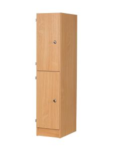 Willowbrook Premium Primary School 2 Door Wooden Locker - 350mm Deep