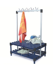 Stacarac Double Sided Plastic Cloakroom Bench