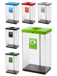GPC Clear Indoor Recycling Bins