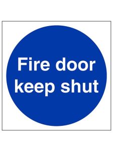 GPC Fire Door Keep Shut Sign - Pack of 10