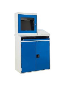 QMP Industrial Computer Workstation Desk – Secure & Organised Work Solution