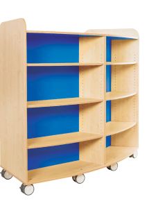 Willowbrook KubbyClass Curved Library Bookcase 1500mm