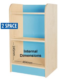 Willowbrook KubbyClass Single Storage Cubes 750mm High - 2 Space Cube