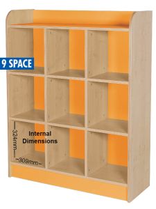 Willowbrook KubbyClass Triple Storage Cubes 1250mm High - 9 Space Cube