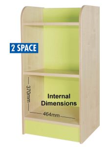 Willowbrook KubbyClass Single Storage Cubes 1000mm High - 2 Space Cube
