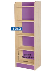 Willowbrook KubbyClass Single Storage Cubes 1500mm High - 4 Space Cube, KCSC4