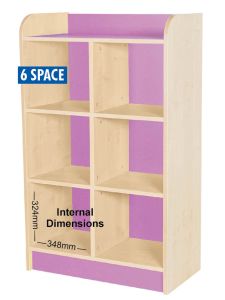 Willowbrook KubbyClass Twin Storage Cubes 1250mm High - 6 Space Cube