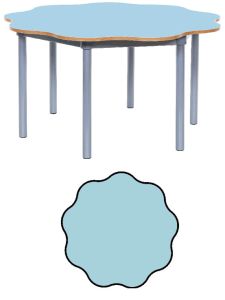 Willowbrook KubbyClass 9 Leaf Petal Classroom Table