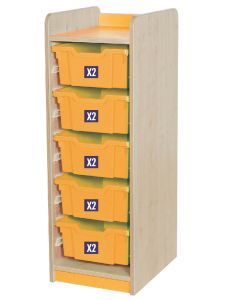 KubbyClass Single Bay Combination Tray Storage Units