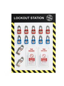 Centurion Lockout Station A - Complete with Stock 500 x 675mm, ACP Panel, Anti-Scuff Laminate, Pre-drilled