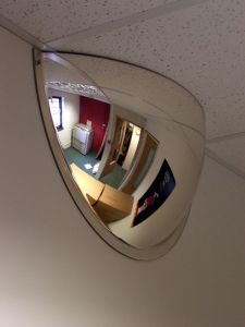 Securikey Hemisphere Convex Half Face Dome Mirrors