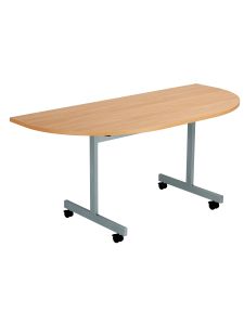 Flip Top D-End Conference Tables - 1400mm Wide