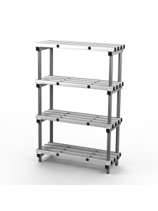 Stacarac Modular Aluminium Shelving - 1200mm Long