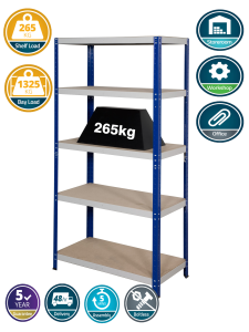 Anco Clicka Budget Shelving 265kg UDL