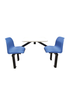 GPC Canteen Furniture 2 Seater Canteen Table - Access 1 Way