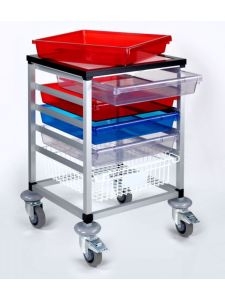 Stacarac 5 Tray Container Trolley