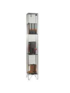Premier 3 Door Wire Mesh Lockers