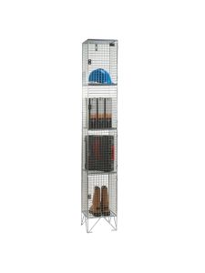 Premier 4 Door Wire Mesh Locker