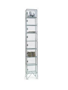 Premier 8 Door Wire Mesh Locker