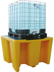 Fentex Single IBC Spill Pallet with Grid