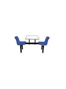GPC Canteen Furniture 2 Seater Canteen Table - Access 1 Way