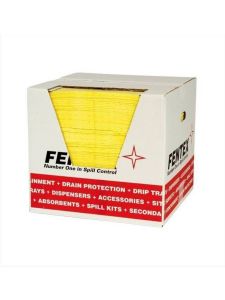 Fentex Chemical Absorbents Pads - 100 In a Box