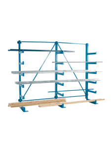 GPC Cantilever Racks Parallel Arms - Single Sided
