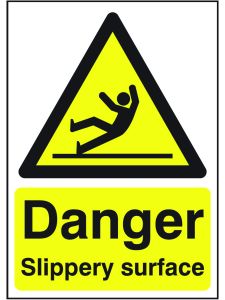 GPC Danger Slippery Surface Sign - Pack of 10