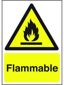 GPC Flammable Sign - Pack of 10