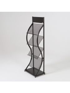 Metroplan Wave Wide Freestanding Leaflet Dispenser