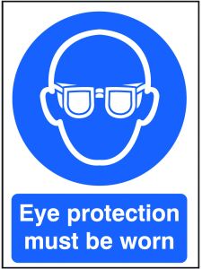 GPC Eye Protection Must be Worn Sign - Pack of 10