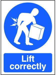 GPC Lift Correctly Sign - Pack of 10