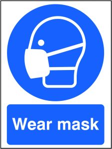 GPC Wear Mask Sign - Pack of 10