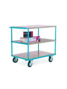 GPC Budget Range Shelf Trucks - 3 Shelf with Push Handle