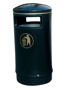 GPC Victorian Outdoor Hooded Top Litter Bins