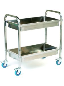 GPC Deep Shelved Stainless Steel Trolley
