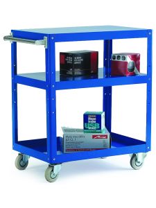 GPC Reversible Tray/Shelf Trolley - 3 Shelf