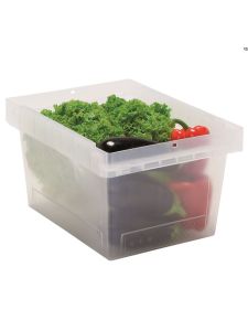 GPC Stackable Rail/Plain Containers - Pack of 3
