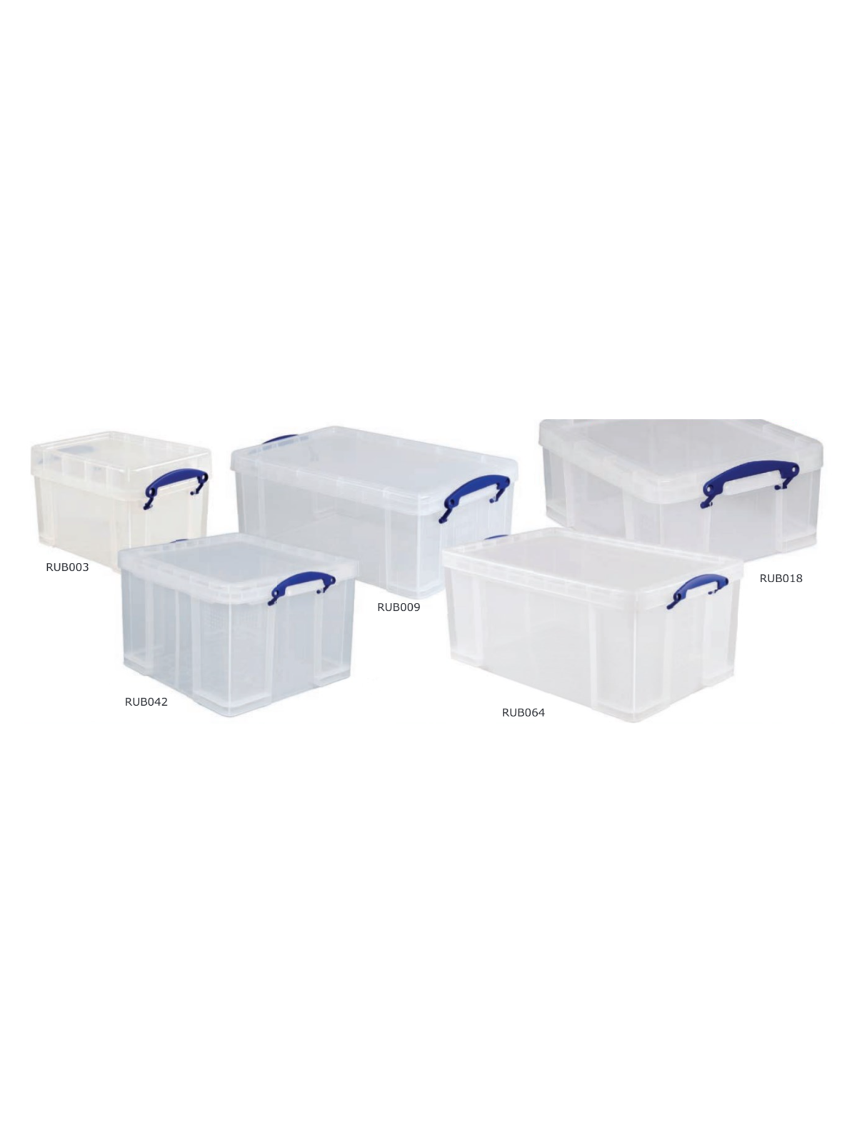 Clear Plastic Storage Boxes with Lids Secure & Stackable