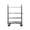 Heavy Duty Distribution Trolleys 1500H: Size: 1200 x 800mm, options: 3 Shelf with Sides
