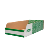 Cardboard Storage Bins Pack of 50 - A Range 100mm High Picking Bins: Size H x W mm: 400 x 200mm - A4020