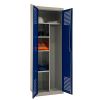 Fire Emergency Service Lockers: Size: 600 x 450mm, Locker Options: 1 Compartment with 3 Shelves, Door Option: Perforated Door