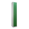 Premier Flat Top Metal Storage Locker - 1 Door: Size H x W mm: 300mm x 300mm, Colour: Green