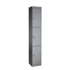 STAINLESS STEEL LOCKERS: Finish: Stainless Steel, Doors: 3 Doors, Sizes - H x W x Dmm: 1800 x 300 x 300mm